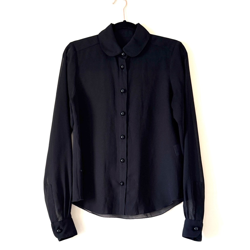 Anna Sui Elegant Black Shirt